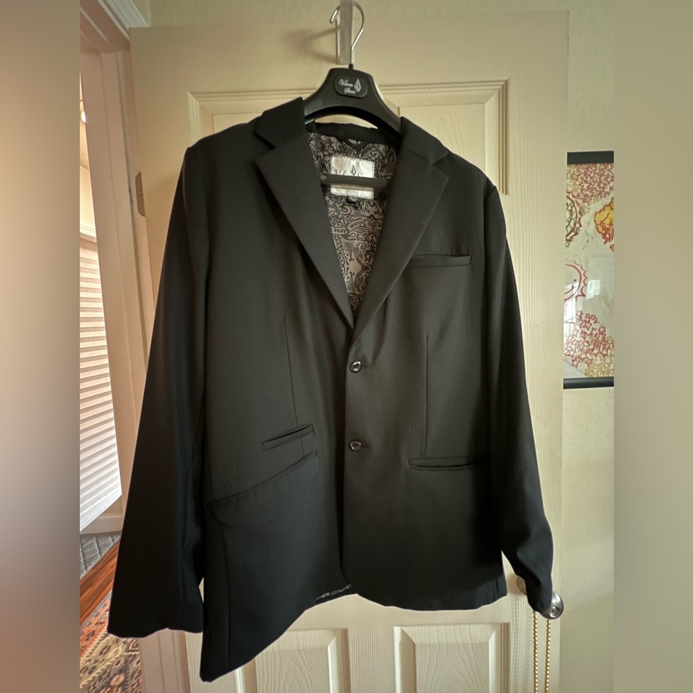 Volcom Corpo Class Tuxedo Jacket Black XL